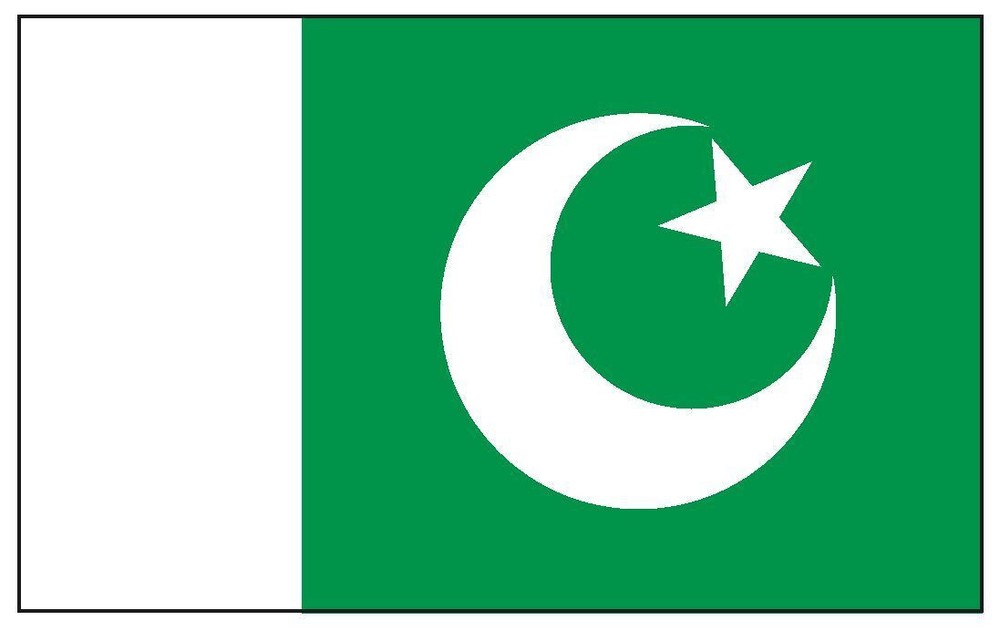 Pakistan International Flag Sticker Decal F381