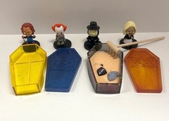 Hand Crafted Resin Coffin Zen Garden Change Box Scary Figures A