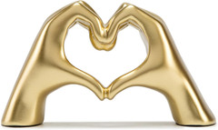 Medium Heart Hands Statues Hand Love Sculpture Cute Decorative Home Decor Orname