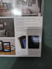 Mikasa Home Accents Set of 5 Enamel Frames Black NEW SET Photo Decor New
