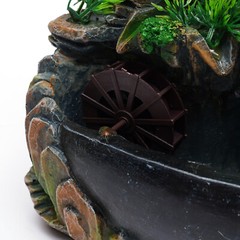 Indoor Water Fountains Zen Desk Rockery Waterfall Fountain Tabletop Ornament NEW