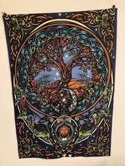 Celestial Tree Of Life Tapestry/Fabric Poster 100% Cotton 30”x45”