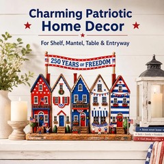 USA 250th Anniversary Decoration, 1776-2026 Wooden Plaque, 250 Anniversary Usa M