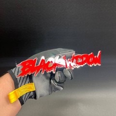 1x Black Widow Custom Text 3D Acrylic Car Emblem Badge Multicolor Laser Cut