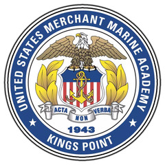 USMMA Merchant Marine Logo #1 College Sticker Waterproof Vinyl Decal Die-Cut