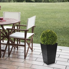29in Artificial Plants with LED Lights,Artificial Boxwood Topiary Trees