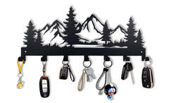 Share Metal Key Holder Wall Mounted Key Hooks Key Holder for Wall Key Organizer