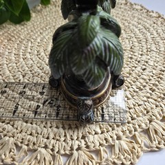Vintage Picture Frame Bronze Tone Palm Tree Tropical Coastal Decor