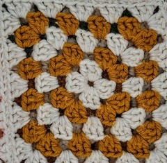 Handmade Granny Squares Crocheted Cotton Afghan Throw 44”x64” Perfect OOAK