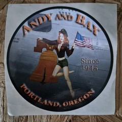 Vintage Andy and Bax Portland Oregon 4″ Sticker 78 Years In Business Closed