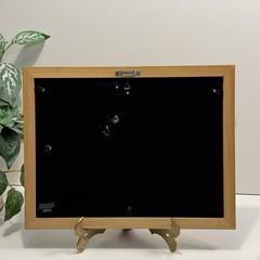 Vintage Oak Wood Collage Horizontal Wall Picture Frame, 9 Openings, 10.5×14
