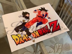 Dragon Ball Z Goku Vegeta Battle Custom Sticker DBZ 1. super saiyan anime manga