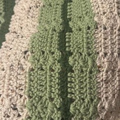 Handmade Afghan Hand Crocheted Blanket NEW Size 78in x 56in Multicolored Throw