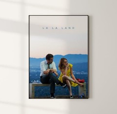 La La Land 2025 Movie Poster Minimalist Art Mia and Sebastian Ryan Gosling