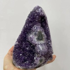 🏛 Modern Decorative Statue Raw Quartz Geode 500-600 Gr ✨ Ornament