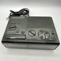 Vintage Sony Dream Machine Clock Radio FM AM Digital Alarm Black ICF-C2W 1980s