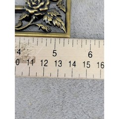 Vintage Style Ornate Rose Floral Metal Picture Frame Gold Bronze Filigree 5×7