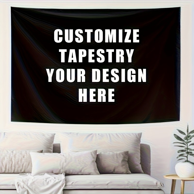 Personalized Custom Tapestry Unique Wall Hanging Backdrop for Home & Room Decor