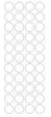 3/4″ Clear Round Tamper Seal Label Dots Stickers Package Seals 3/4 Inch Dot