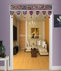 Ethnic Cotton Door Hanging Toran Bohemian Patchwork Embroidered Home Decor