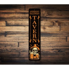 Personalized Family Halloween Tavern Sign