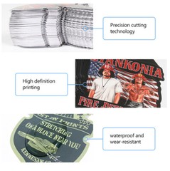 50/100/150/200 Custom Logo Die Cut White Vinyl Stickers Personalized Waterproof