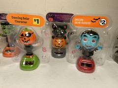 Lot Of 20 Halloween Solar Powered Dancing Bobblehead Figures New