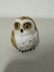 Lot Of 2 Owl Realistic Figures Parent And Kid Family Display Animals