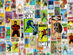25/50 Marvel Corner Art Sticker Pack – Waterproof Vinyl – Comic Spiderman Thor