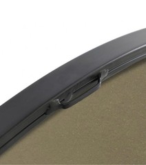 Elegant Decor Eternity 42″ Round Metal Frame Mirror in Black