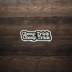 Cheap Trick Retro Band Logo Sticker – Classic Rock Music Decal #2565