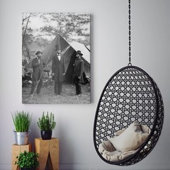 Abraham Lincoln At Antietam Canvas Wall Art Print