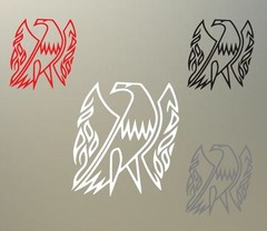 (3) 1.5″ gibson firebird bird guitar vinyl Decal sticker any non porous surface