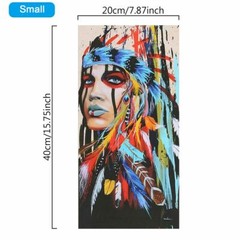 Art Decor Abstract Indian Woman Canvas Oil Painting Print Picture Home Wall Hang