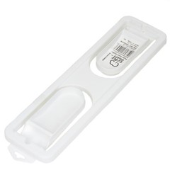 Chef Craft Select Plastic Paper Towel Holder, 12.5 inches in Length, White