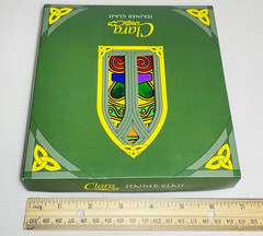Suncatcher Stained Glass 6.25″ x 6.25″ by Clara Claddagh Ring Arched Suncatche.
