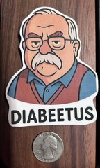 Diabeetus Sticker – Glossy Vinyl