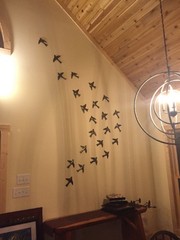 Metal Birds (Set of 5) Handmade, Fair Trade, Recycled Haitian Wall Décor 4″x5″
