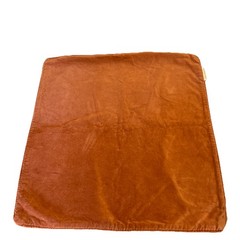 World Market Velvet Throw Pillow Cover 22×22 Rust – Burnt Orange