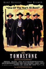 Tombstone – Movie Poster (Regular Style – Black Version) (Size: 24″ X 36″)