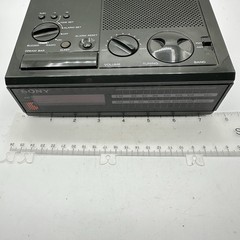 Vintage Sony Dream Machine Clock Radio FM AM Digital Alarm Black ICF-C2W 1980s