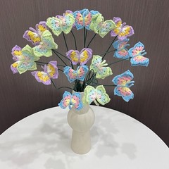 Crochet Bee Bouquet Handmade Get Well Birthday Teacher Bee Accent Keepsake Gift
