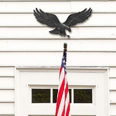 Decorative Wall Eagle 29in Majestic Home Accent Indoor Outdoor Display Black New