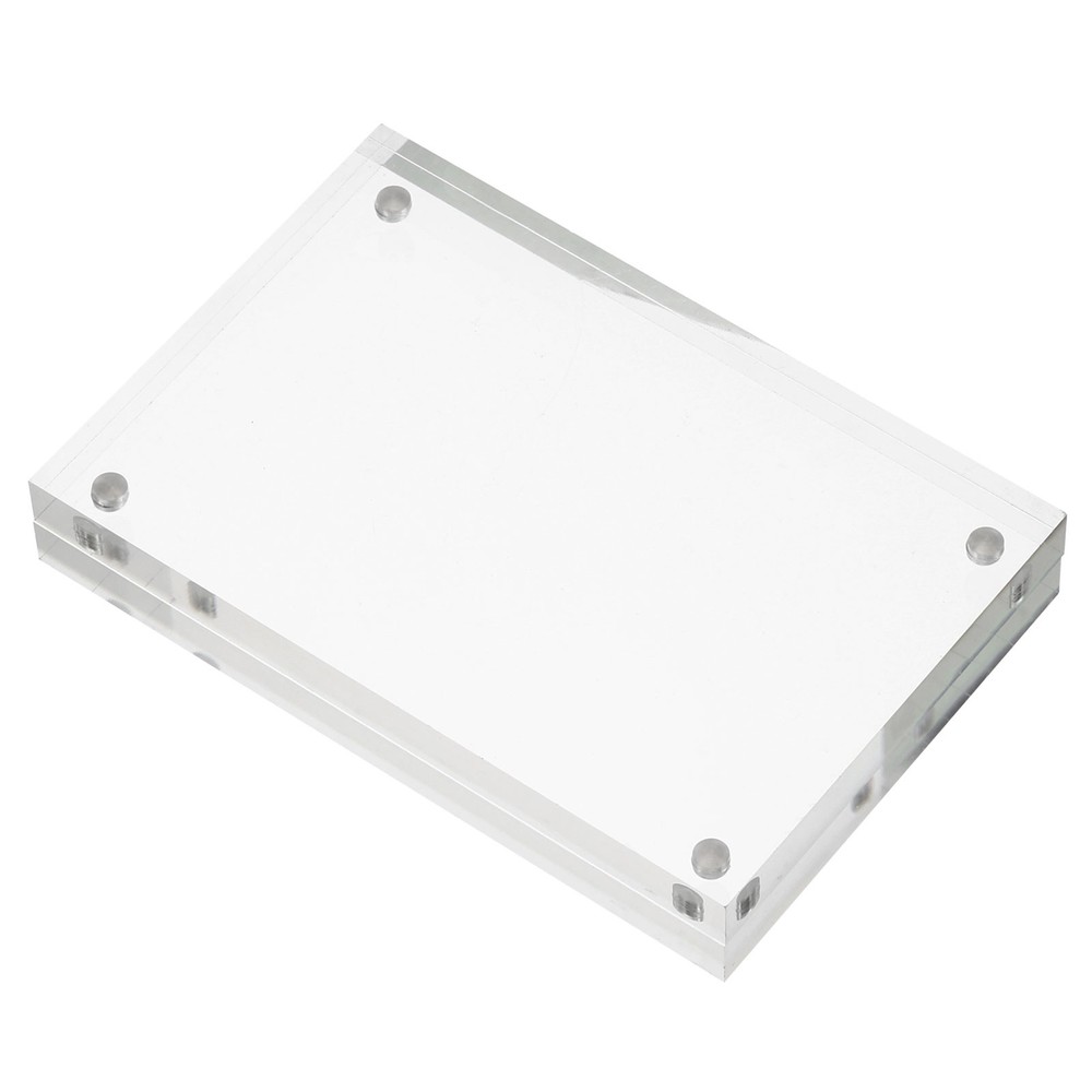 3.2″ x 4.7″ x 0.8″ Acrylic Picture Frame Magnetic Photo Frames Display Clear