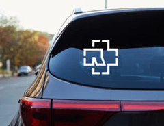 Rammstein Car Decal Vinyl Band Logo Glossy Bumper Sticker Heavy Metal Industrial