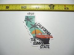 CALIFORNIA SMALL STICKER DECAL STATE PRIDE BIRTH TRAVEL VACATION TRIP USA