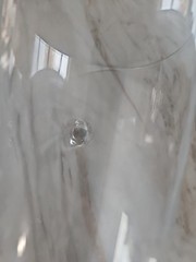 purse vase for flowers Wall Hanging Decorative Cone Shaped Clear Unique Glass
