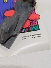 Little People Blacklight Poster ‘G’ Kiss Me Gary Patterson Frog Original NOS
