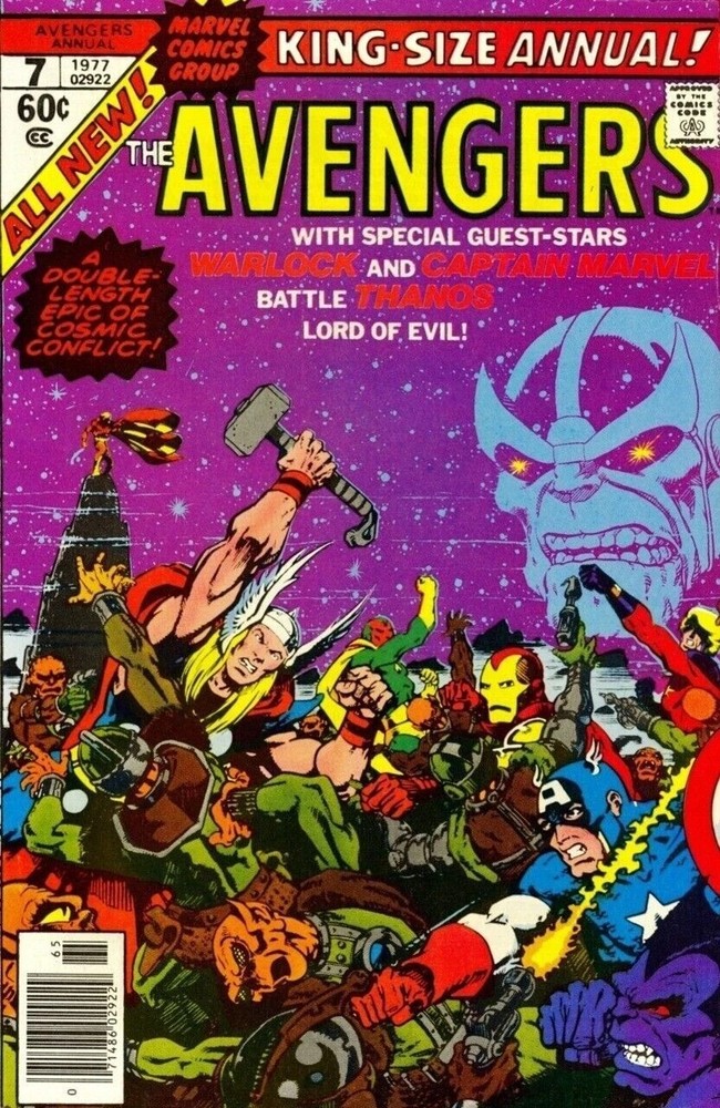 THE AVENGERS ANNUAL #7 COMIC BOOK COVER Poster print 11″x17″home decor