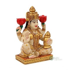 Resin 5″ Goddess Maa Lakshmi Maa Lakshmi Idol Puja Vastu Figurine Gift